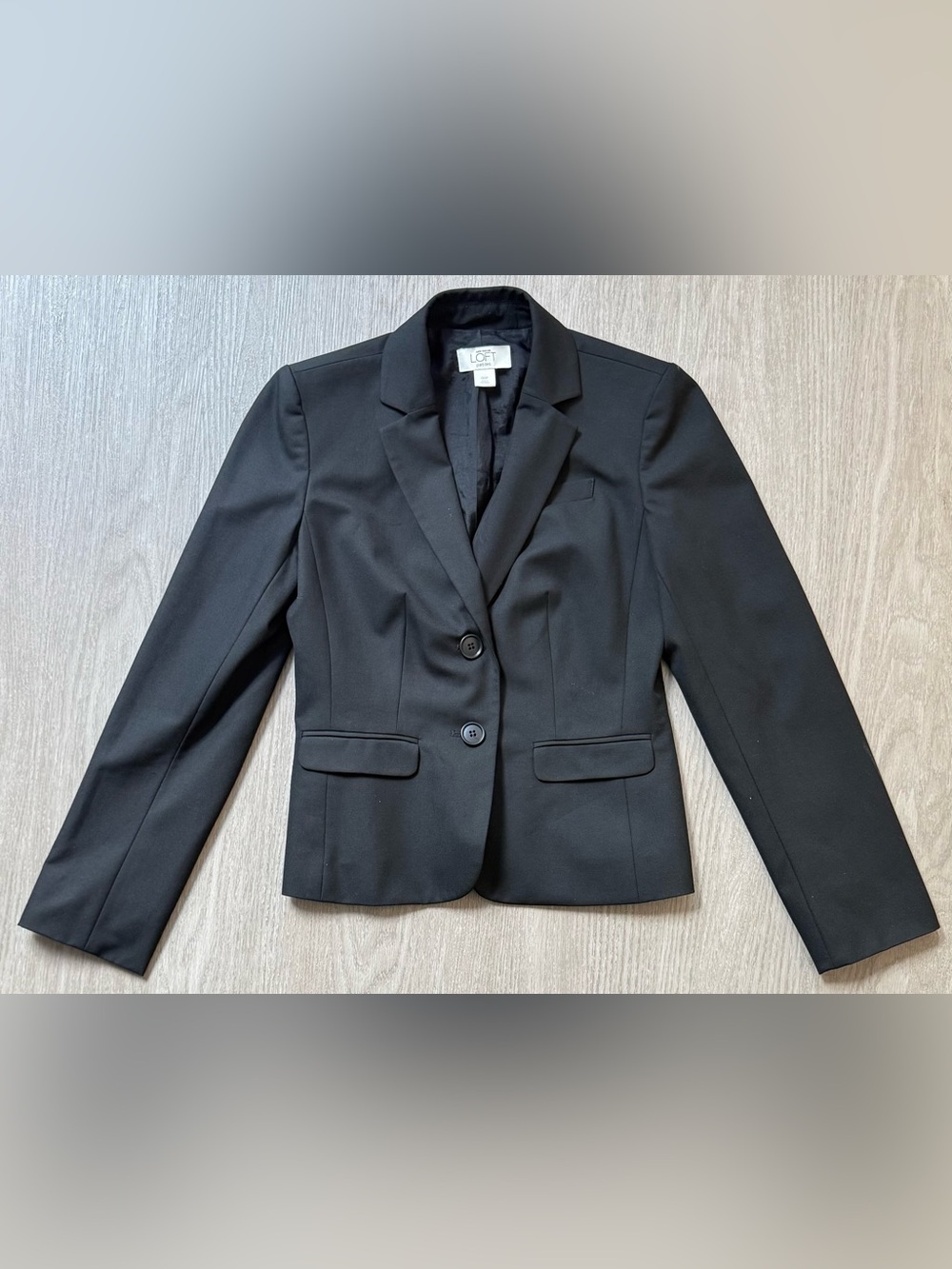 LOFT Ann Taylor Women's Black Tailored Blazer Size 00P